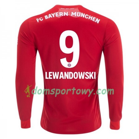 Koszulka Bayern Monachium Robert Lewandowski 9 Domowe Koszulki Piłkarskie 2019-2020 Długi Rękaw